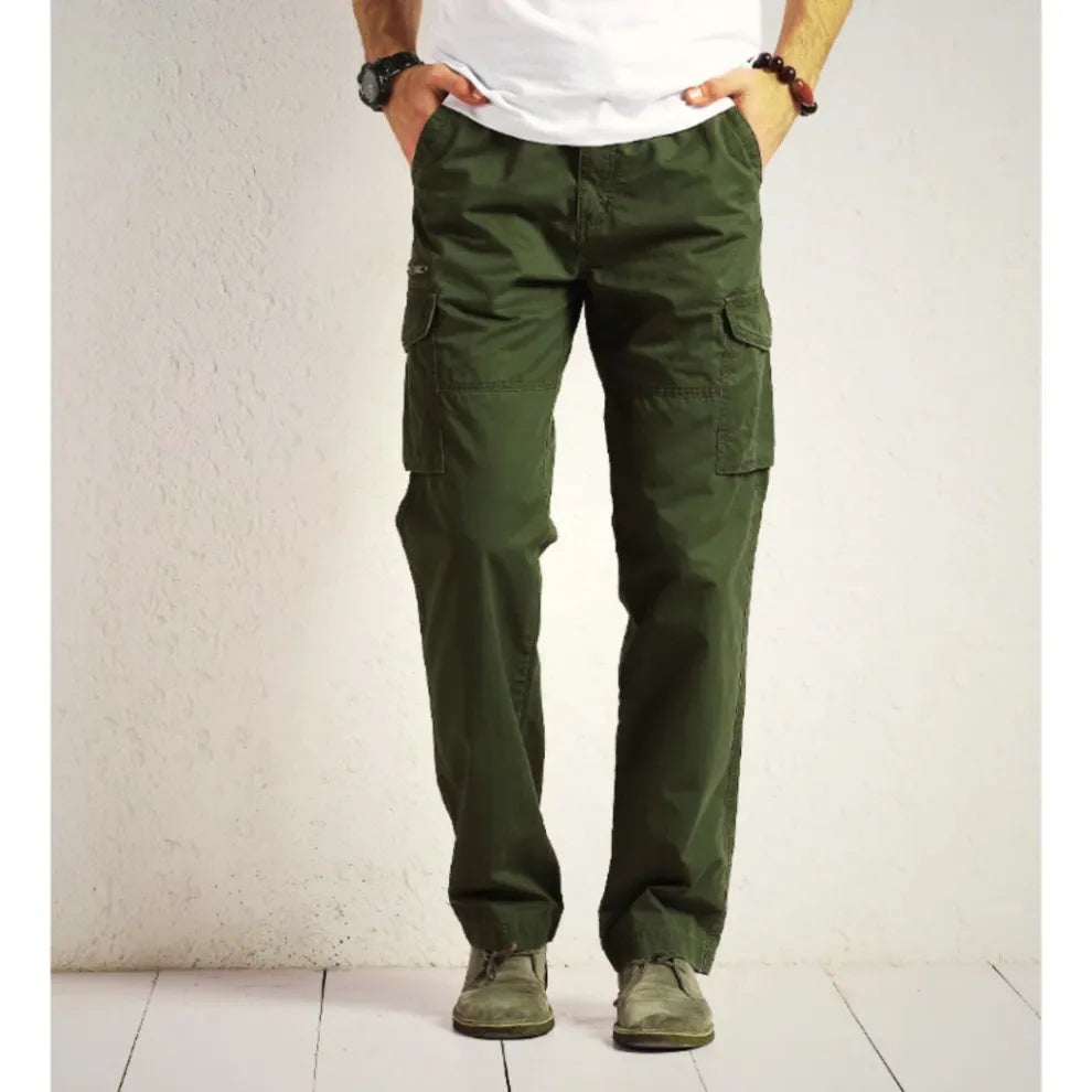 Urban Explorer Combo – Men’s Cargo Pants 2 Pack (Olive Green & Khaki)